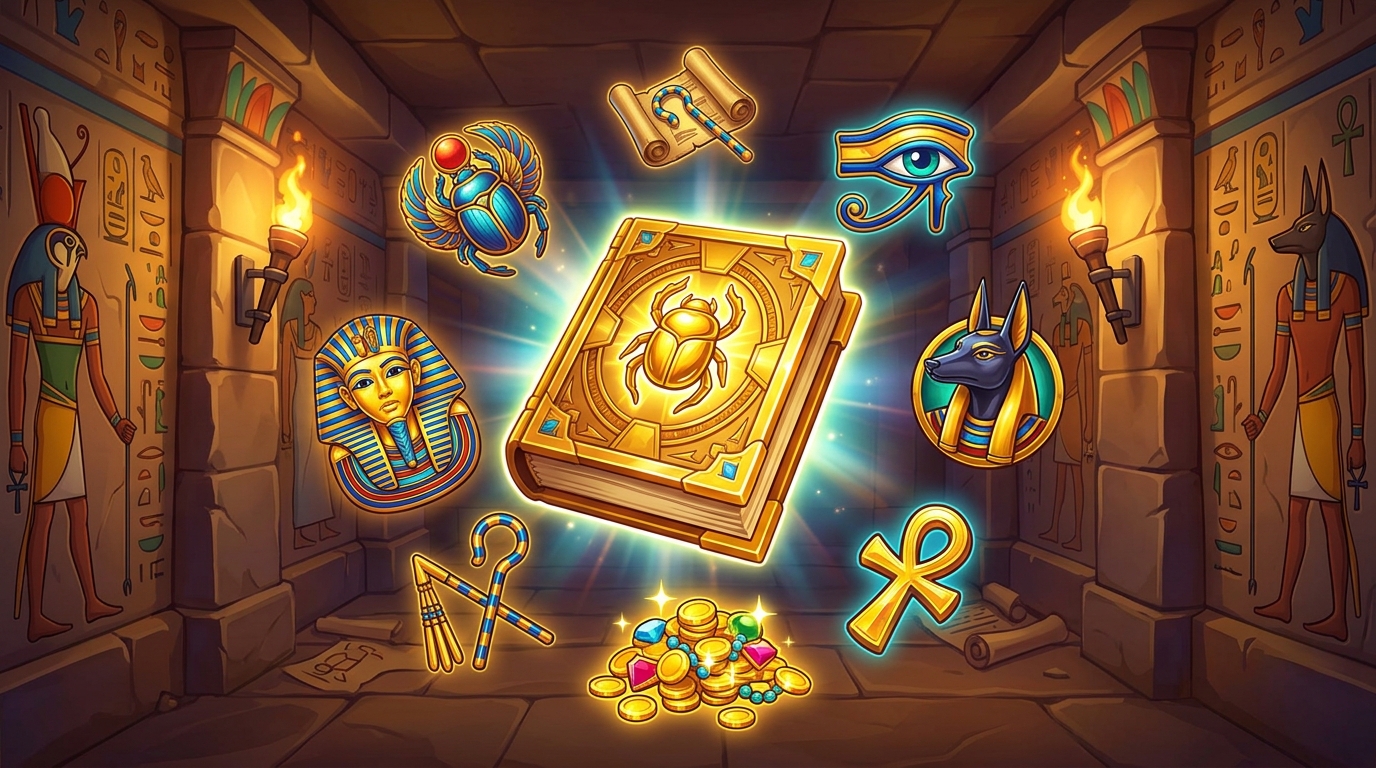 Book of Dead adventure themed slot machine